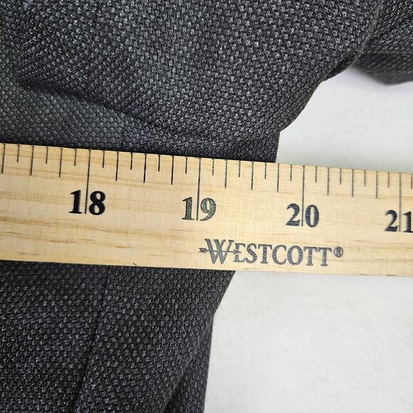 Banana Republic Mens Blazer Nailshead 40R Charcoal Gray 792939 Slim Suit Jacket - Picture 12 of 16